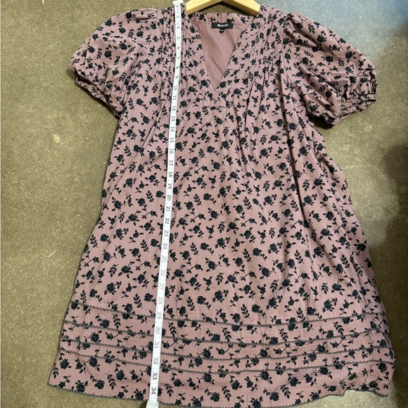 Madewell Floral Puff Sleeve Dress - Picture 6 of 13